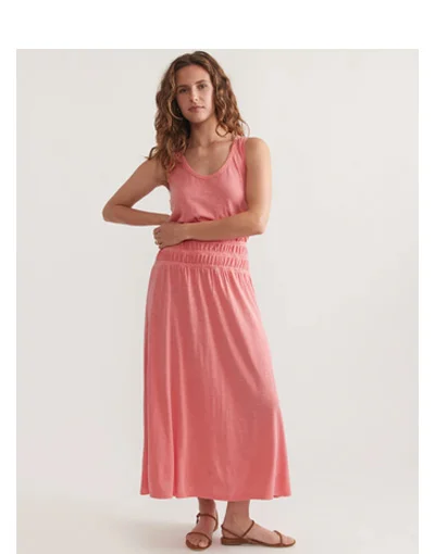 Juliet Slub Midi Dress