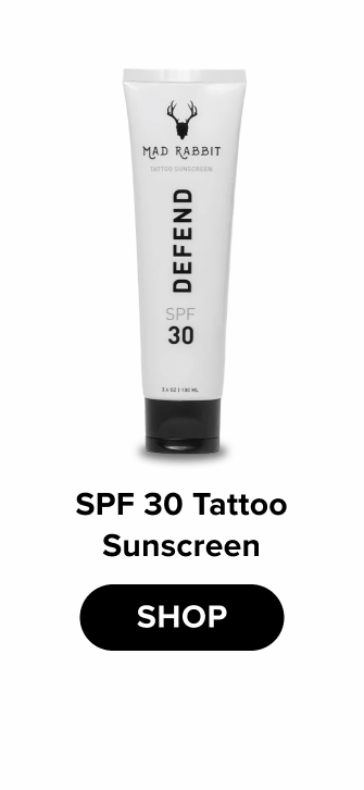 Tattoo Sunscreen SPF 30 [ Shop ]