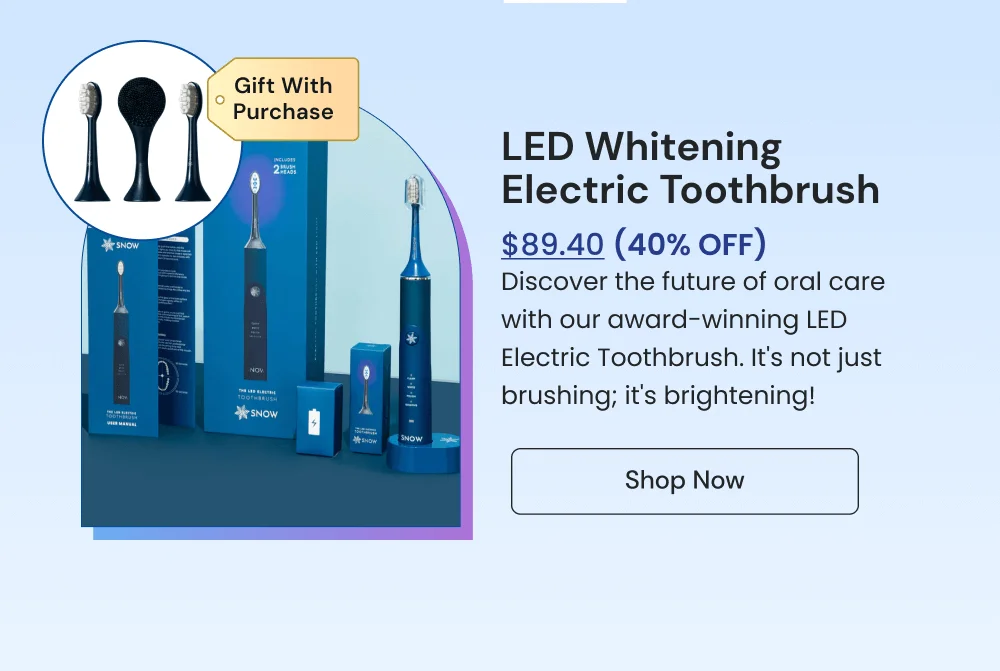 LED Whitening Electric Toothbrush [SHOP NOW]