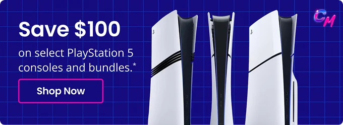 Save $100 on select PlayStation 5 consoles and bundles.* | Shop Now