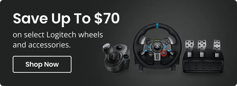 Save Up To $70 on select Logitech wheels and accessories. | Shop Now