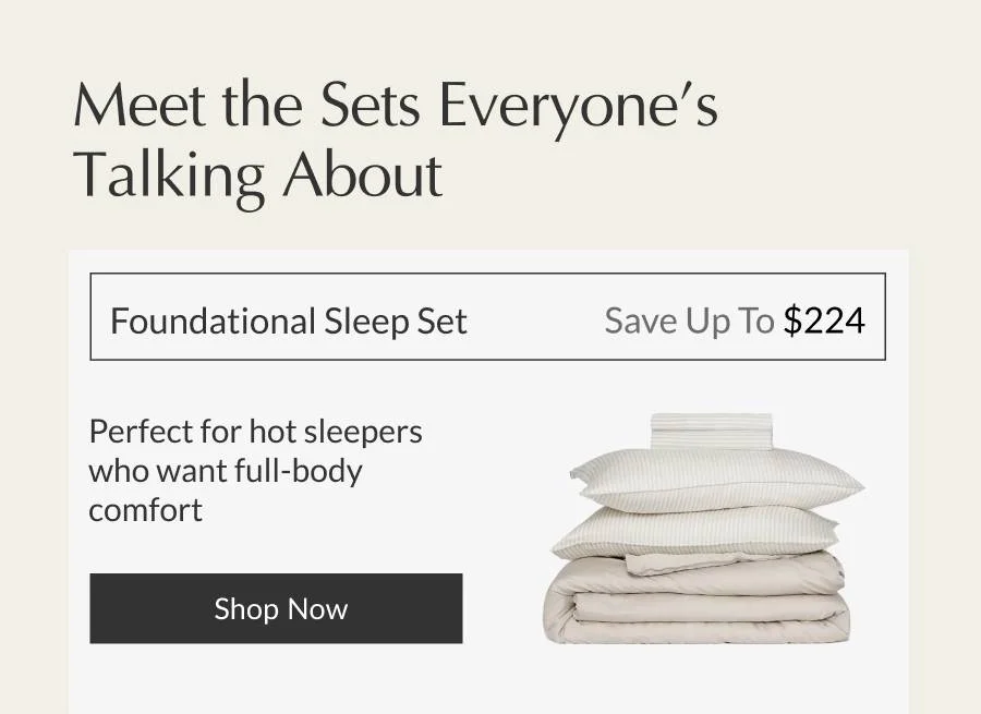 Foundational Sleep Set - Shop Now