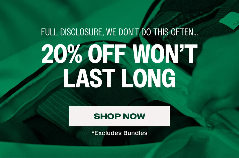 We don't do this often... 20% Off Won't Last Long | Shop Now (excludes bundles)