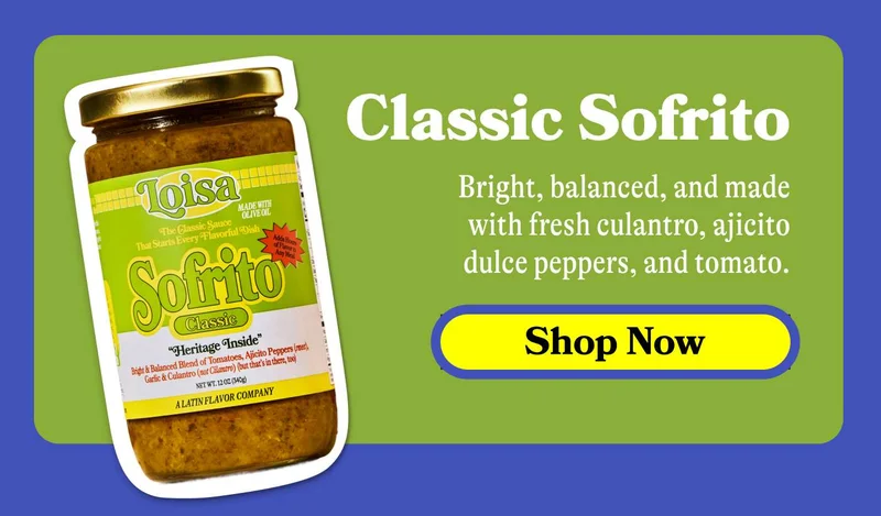 Classic Sofrito Bright, balanced, and made with fresh culantro, ajicito dulce peppers, and tomato. | SHOP NOW