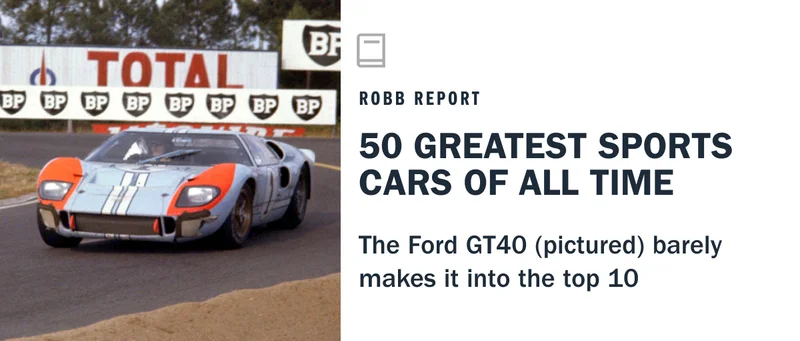 fort gt40 car
