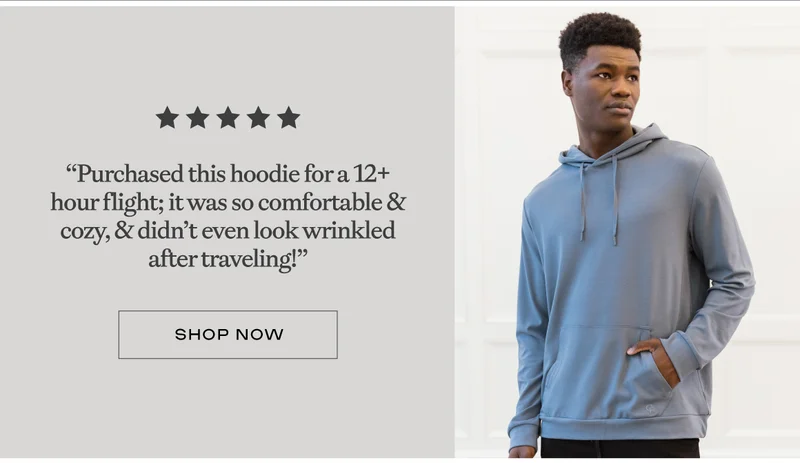 Men's Bamboo hoodie made with viscose from bamboo
