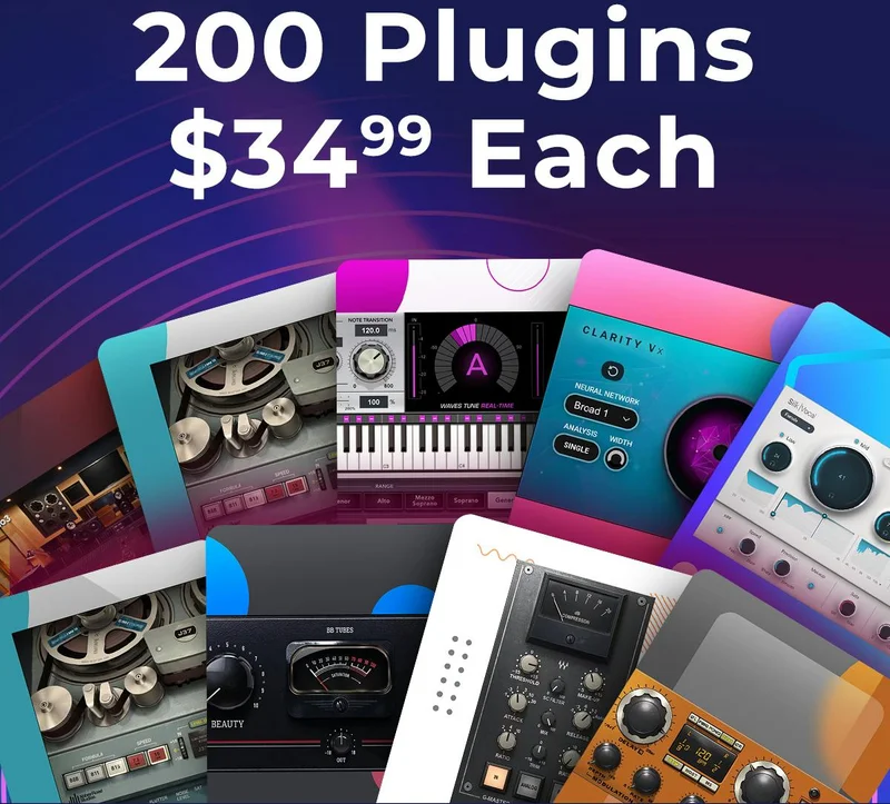 Tax Day Sale Starts Now ☝️ 200 Plugins, $34.99 Each