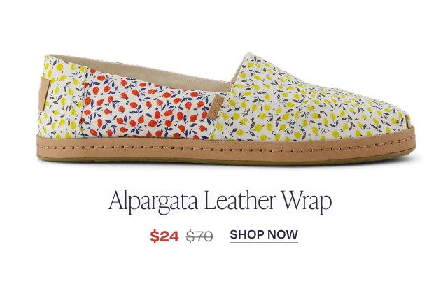 Alpargata Leather Wrap