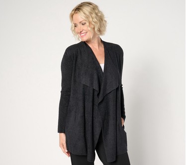 Barefoot Dreams Regular CozyChic Lite Ribbed Island Wrap Cardigan