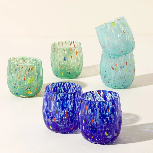 Murano Glass Tumblers - Set of 2