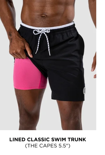Lined Classic Swim Trunks: The Capes 5.5"