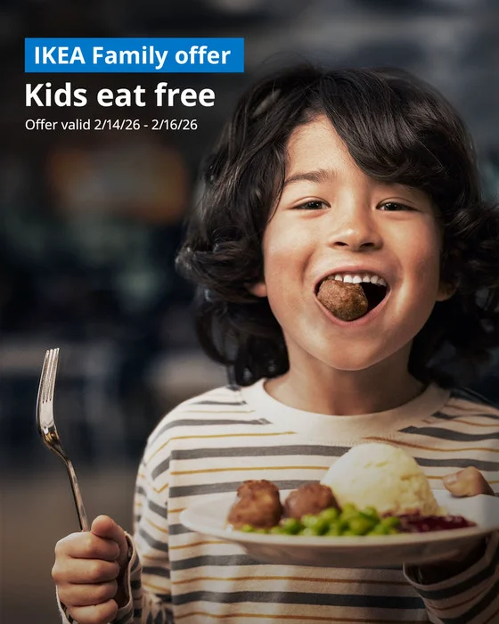 IKEA Family offer Kids eat free