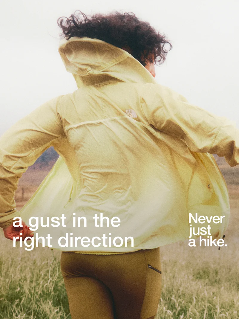 A gust in the right direction. Never just a hike.