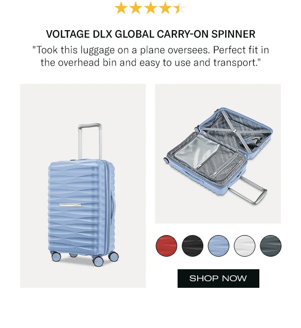 Voltage DLX Global Carry-On Spinner