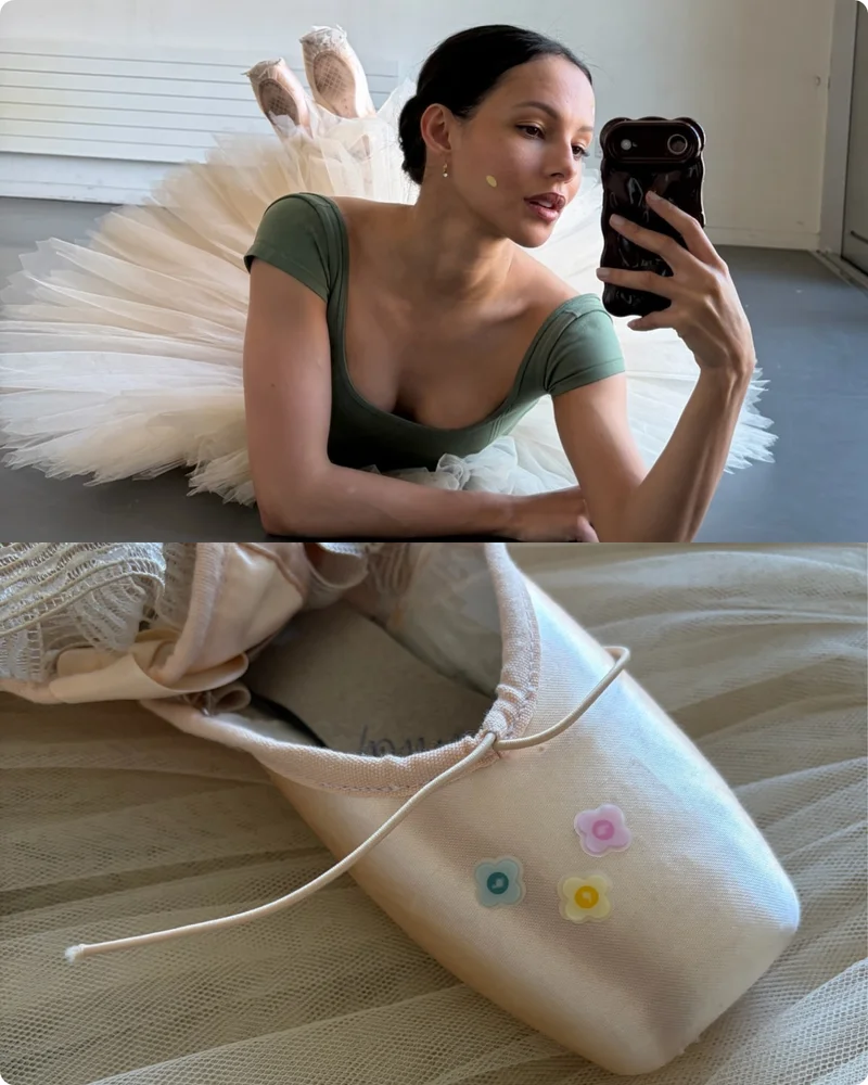 francesca wears spotwear in bubble