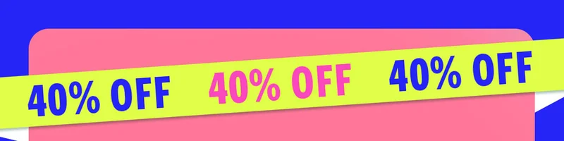40% OFF SITEWIDE