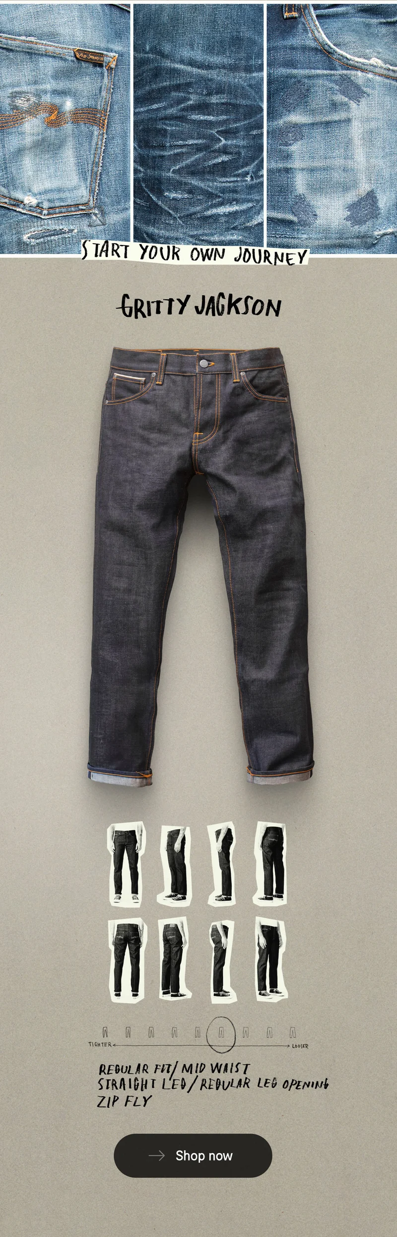 Gritty Jackson Dry Selvage