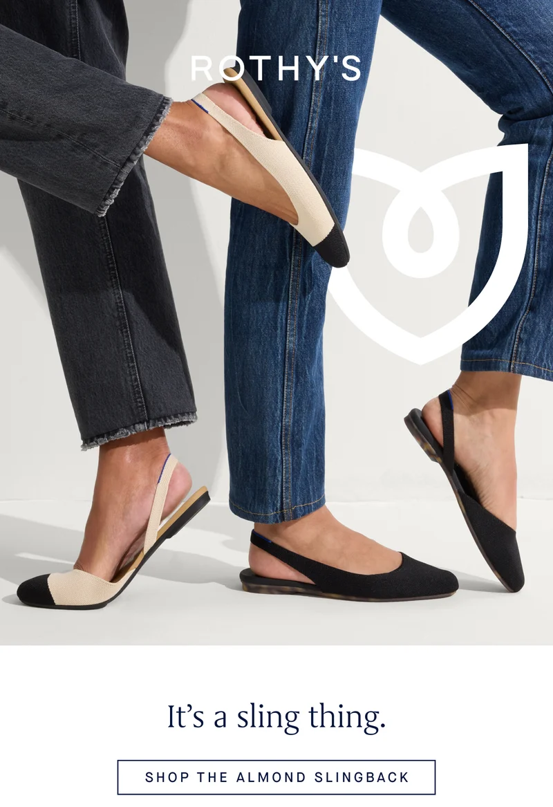 It's a sling thing. SHOP THE ALMOND SLINGBACK
