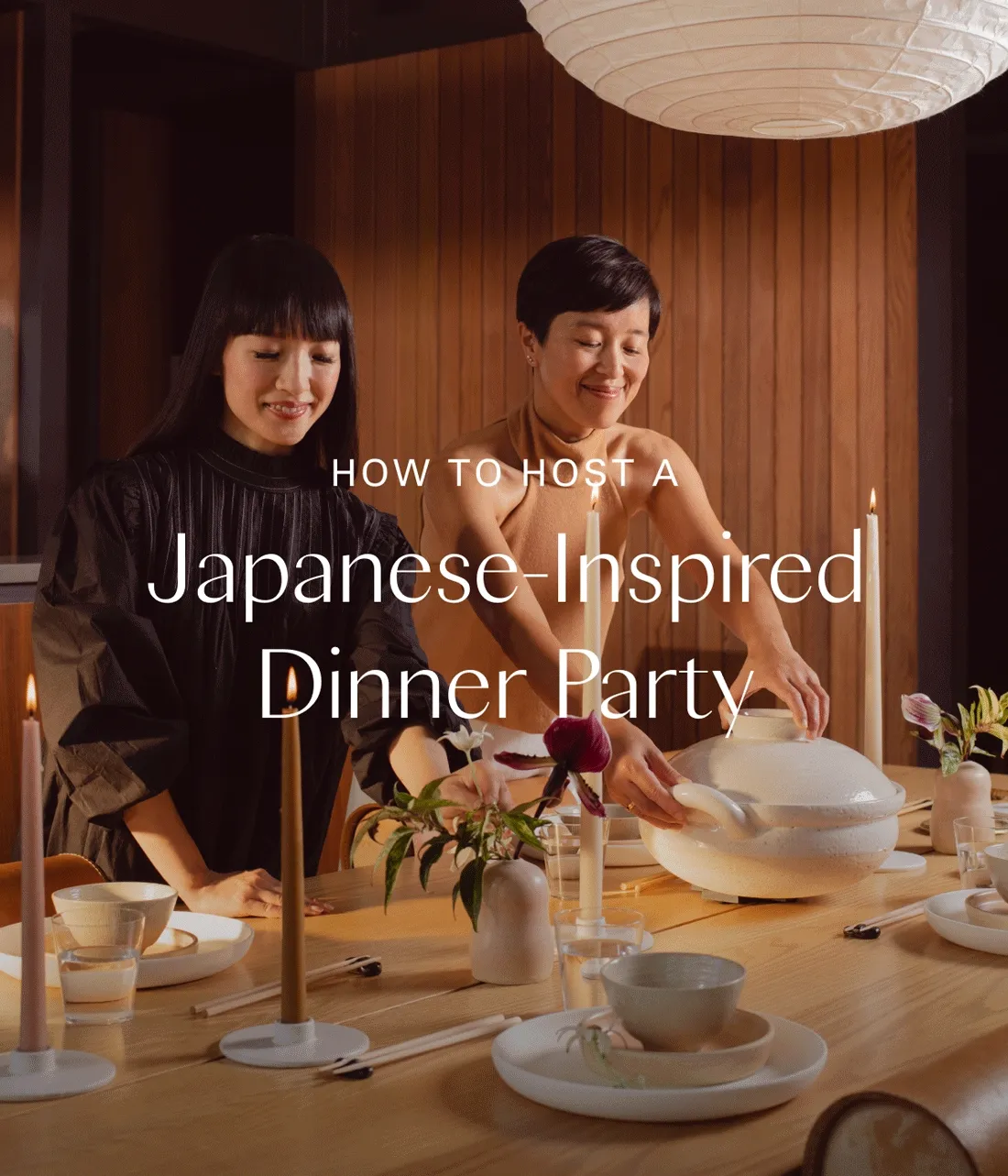 How to Host a Japanese-Inspired Dinner Party