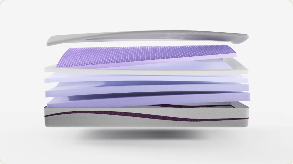 Purple Grid Layers