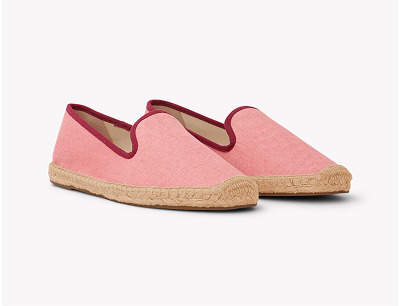 Coral Red - The Smoking Espadrille