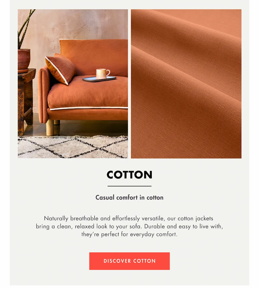 Cotton: Casual comfort in cotton