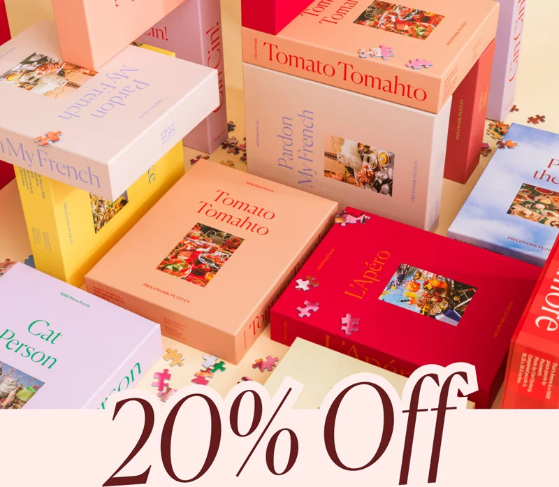 20% off! every other puzzle