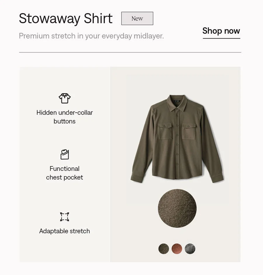 Stowaway Shirt: Shop now
