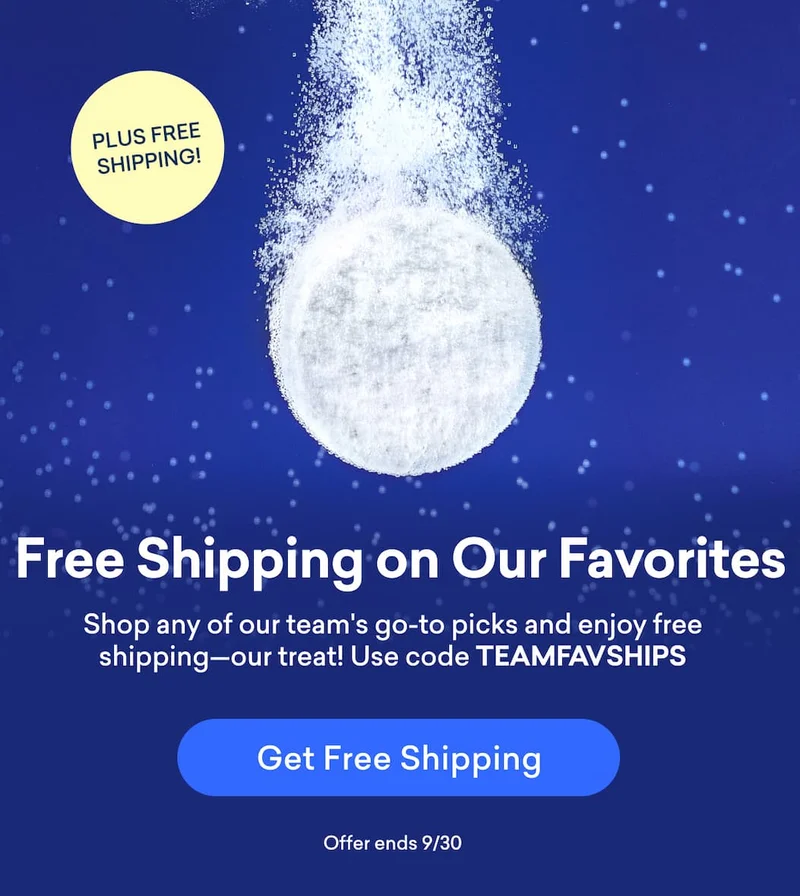 Get free shipping for a limited time!
