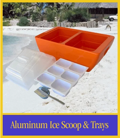 ice scoops and trays