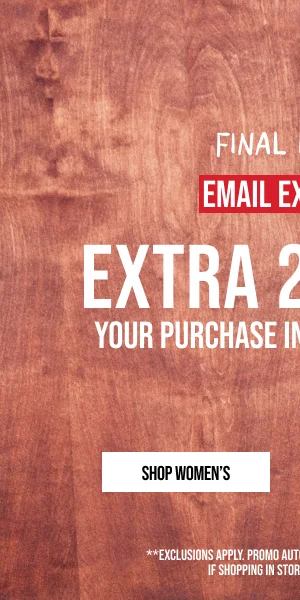 Extra 25% off Shop Women's