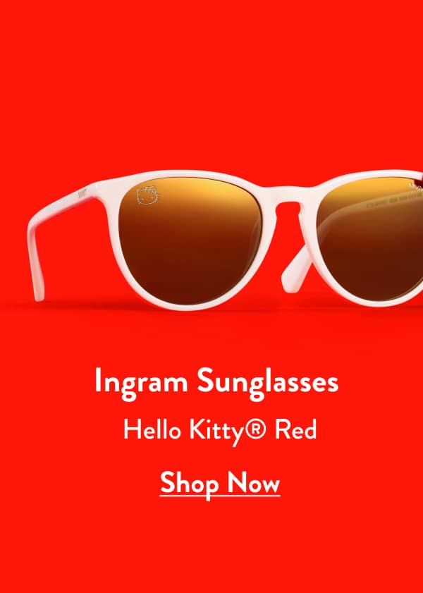 Ingram Sunglasses | Hello Kitty Red