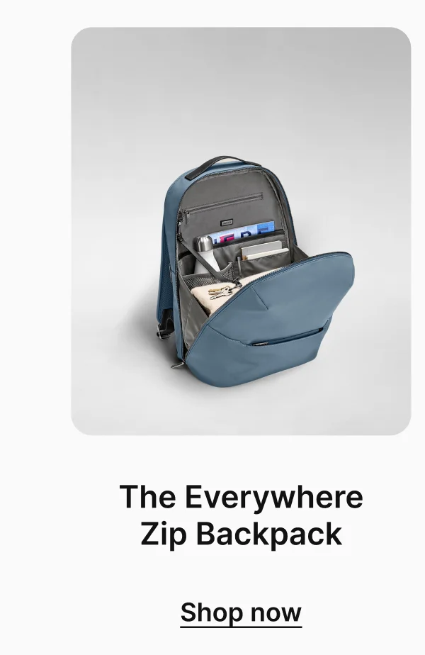 The Everywhere Zip Backpack