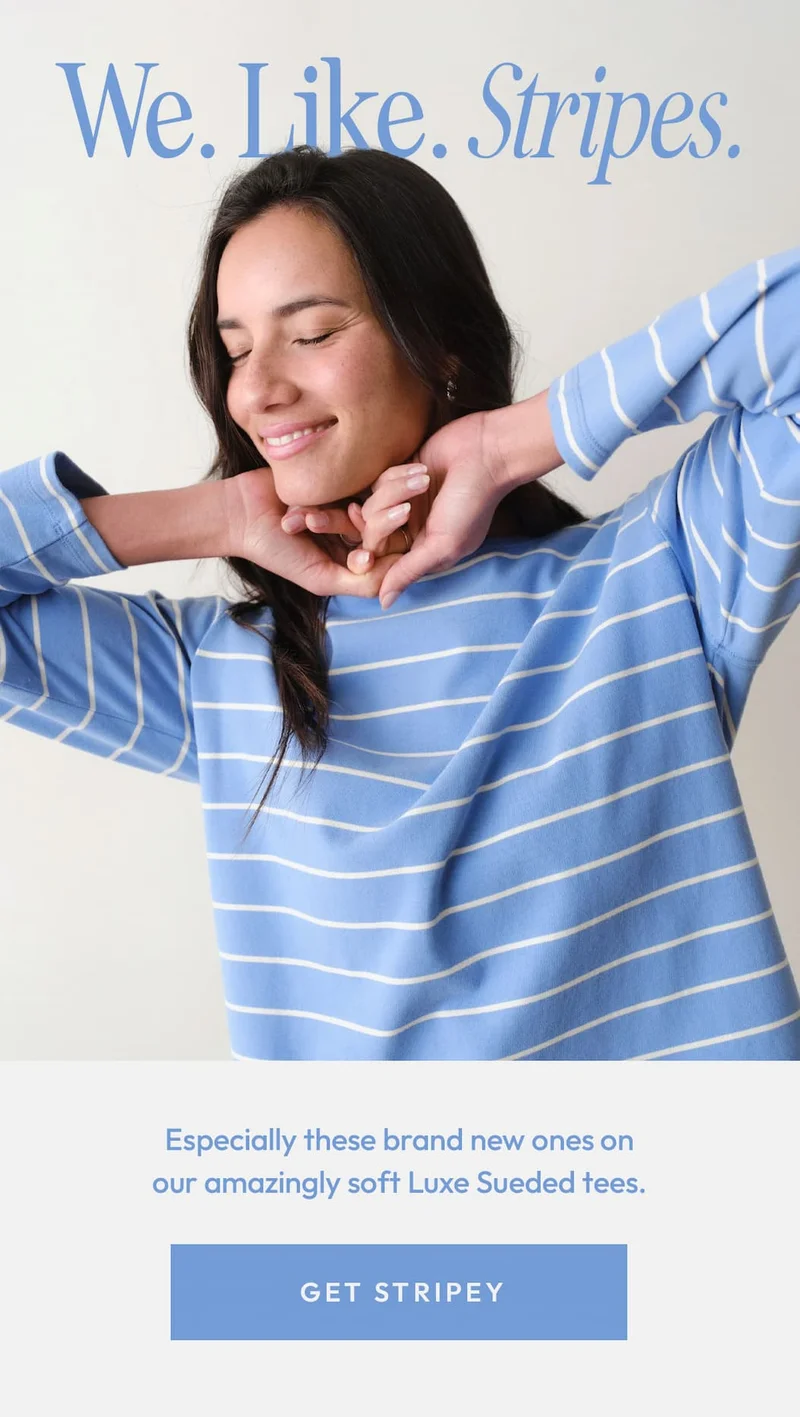 New Luxe Sueded Tees are here