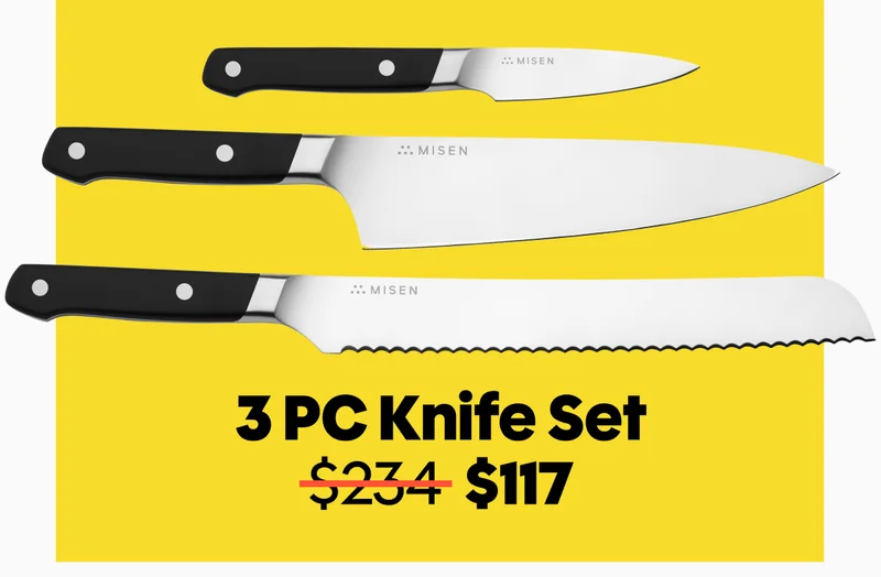 3 pc knife set