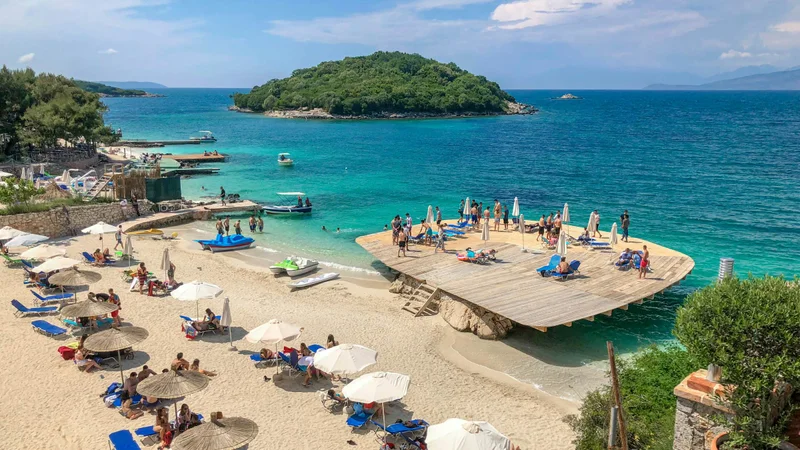 A beach in Albania