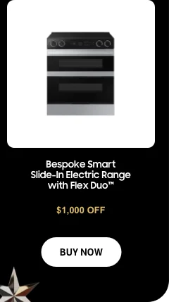$1,000 Off - Bespoke Smart Slide-in Electric Range with Flex Duo™ - Buy now