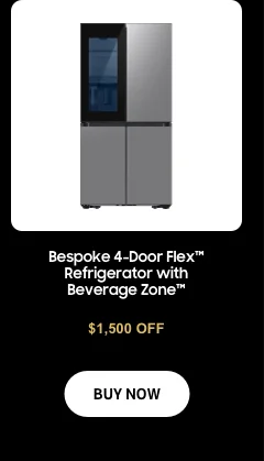 $1500 Off - Bespoke 4-Door Flex™ Refrigerator with Beverage Zone™ - BUY NOW