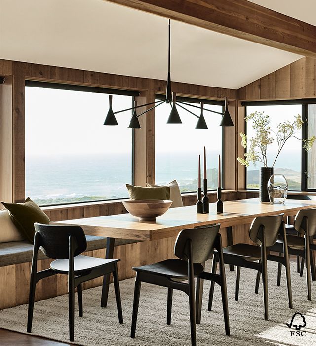 bestseller: Lakin white oak dining table