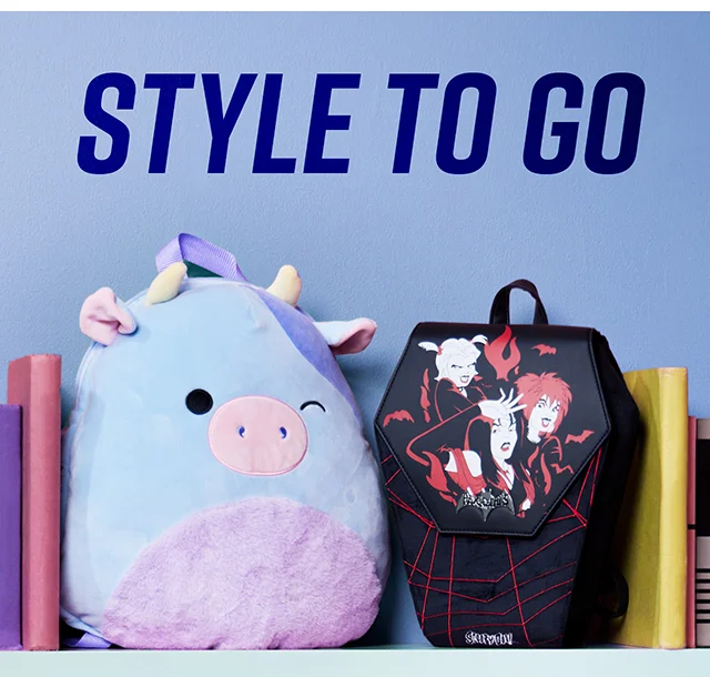 Style to Go. Shop Backpacks and Bags