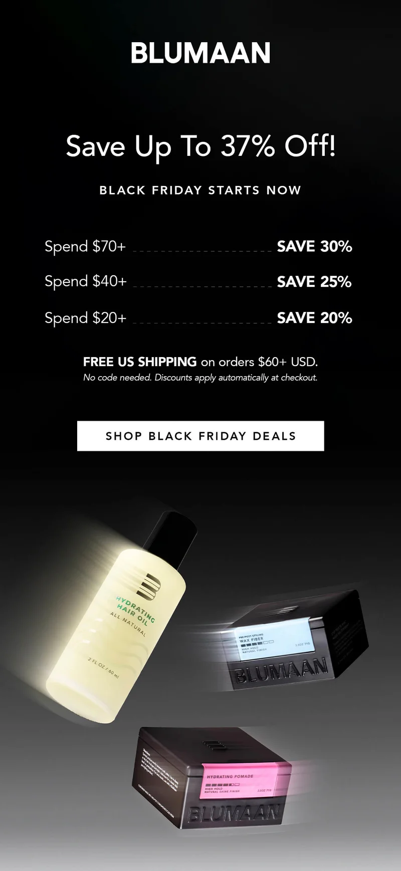 Black Friday: Save Up to 37% Off!