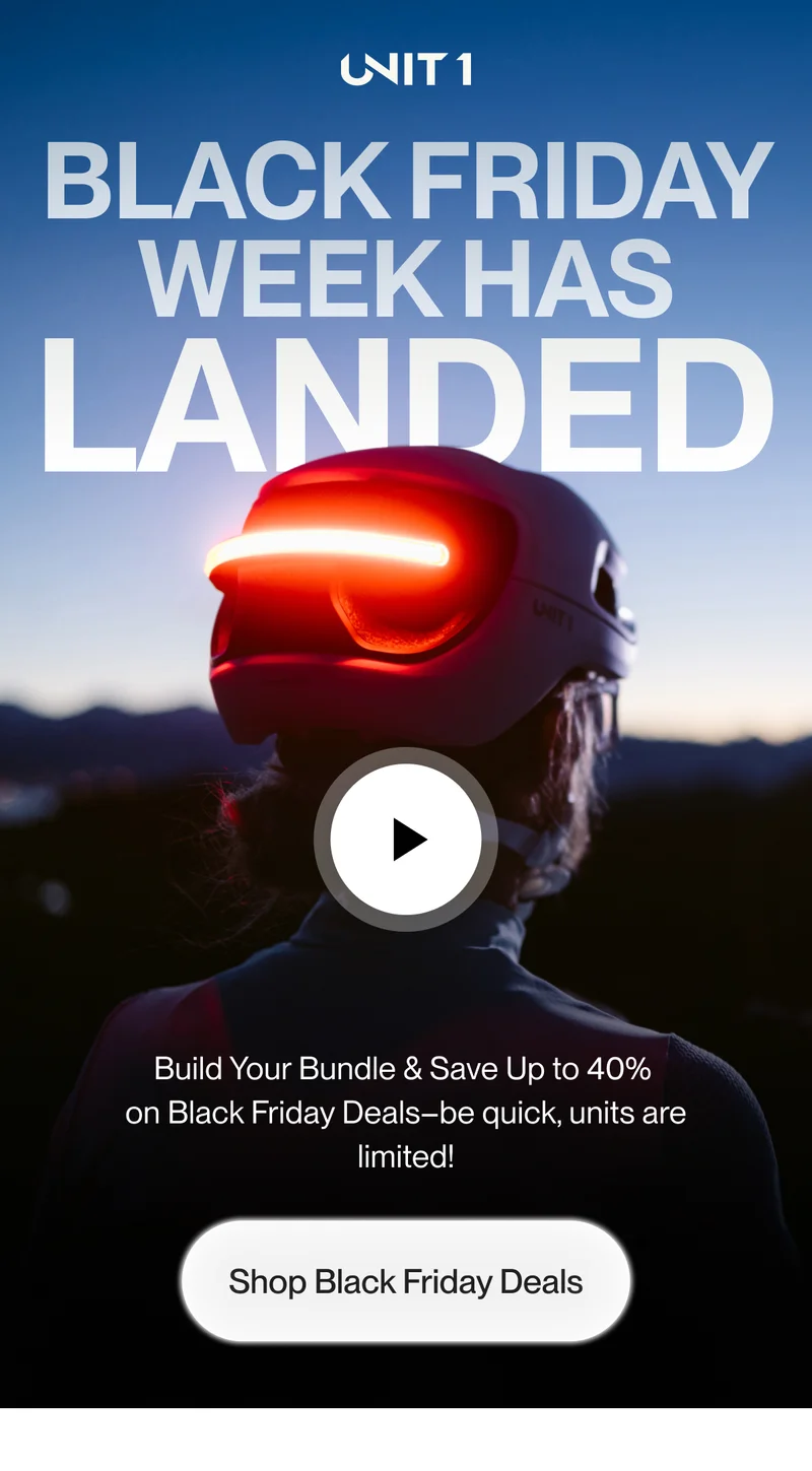 A woman wearing a smart helmet with the rear light on.
