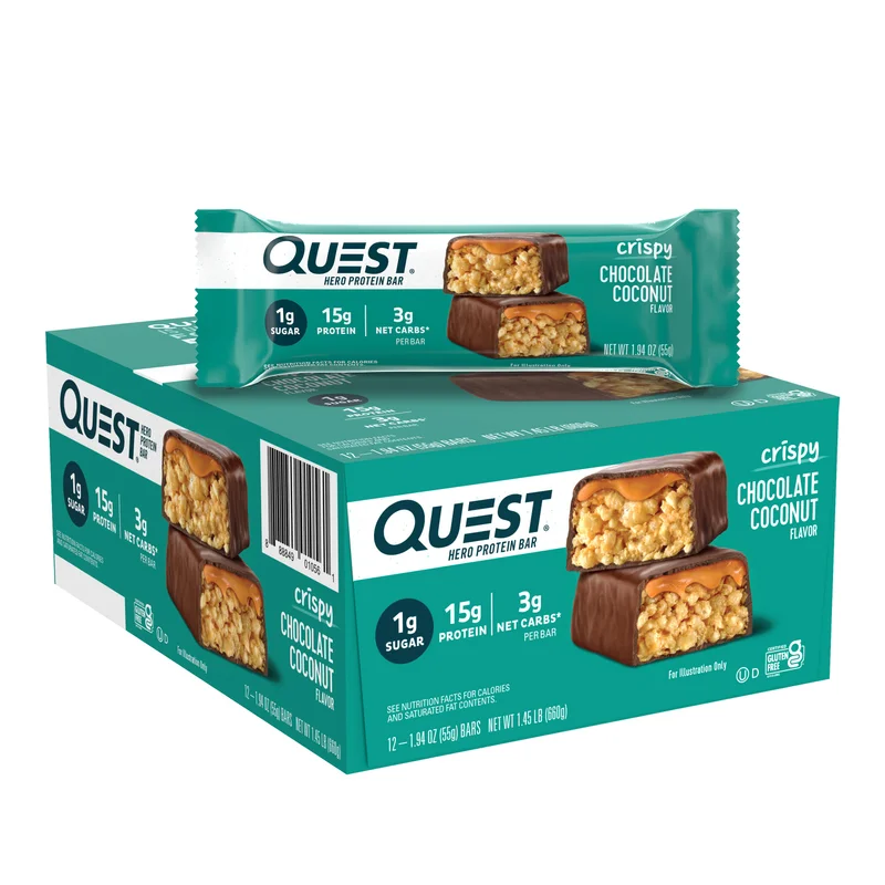 Image of Chocolate Coconut<br>Hero Protein Bars