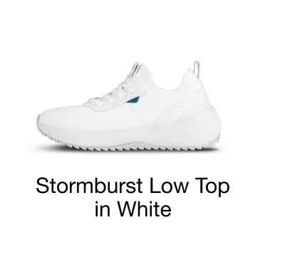 Stormburst Low Top in White