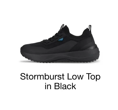 Stormburst Low Top in Black