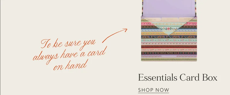 Essentials Card Box  SHOP NOW