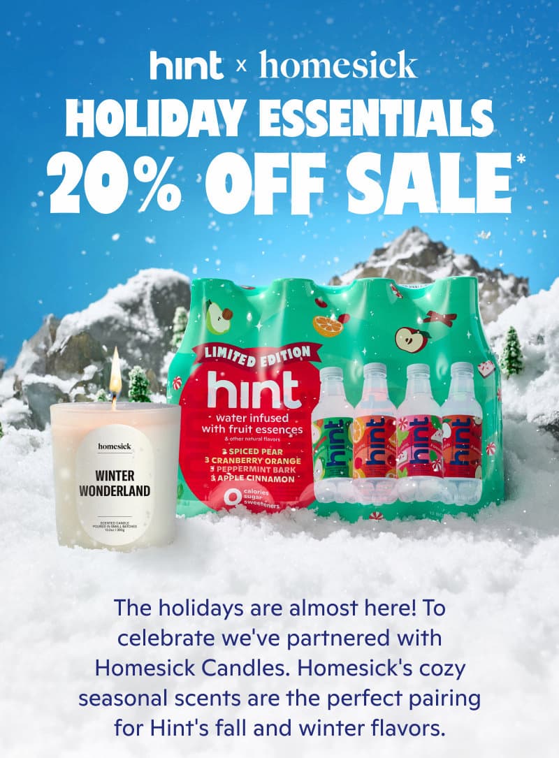 HINT X HOMESICK 20% OFF SALE