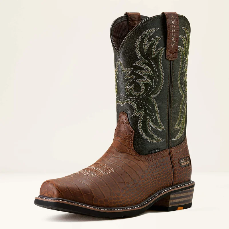 Men’s Ironside Square Toe Steel Toe Work Boot