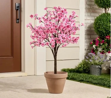 Wicker Park 3' Faux Cherry Blossom Tree