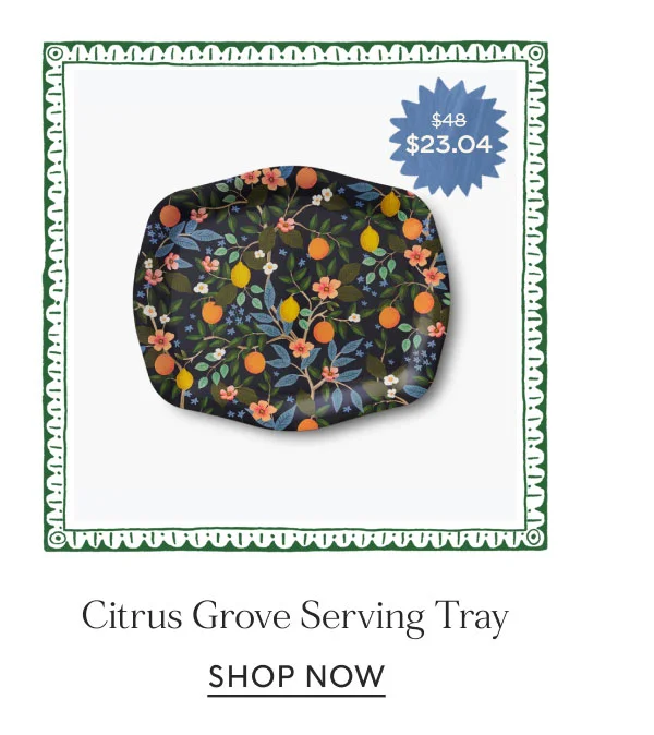 Citrus Grove Serving Tray - Shop Now